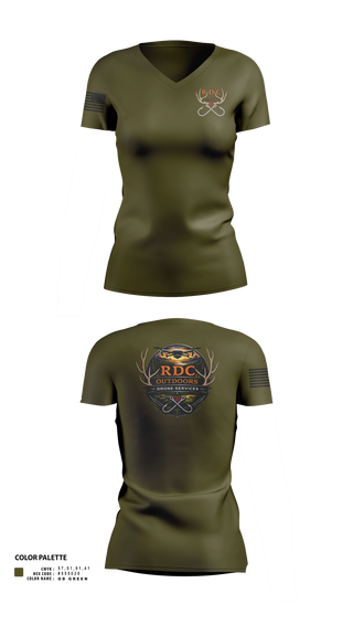 Womens Short Sleeve Vneck Shirt, RDC Outdoors, Police, Teamtime, Team time, sublimation, custom sports apparel, team uniforms, spirit wear, spiritwear, sports uniforms, custom shirts, team store, custom team store, fundraiser sports, apparel fundraiser