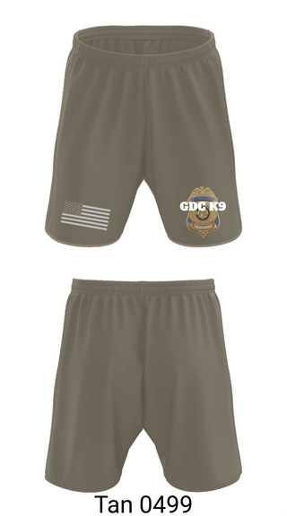 Athletic Shorts With Pockets, GDC K9, Police, Teamtime, Team time, sublimation, custom sports apparel, team uniforms, spirit wear, spiritwear, sports uniforms, custom shirts, team store, custom team store, fundraiser sports, apparel fundraiser