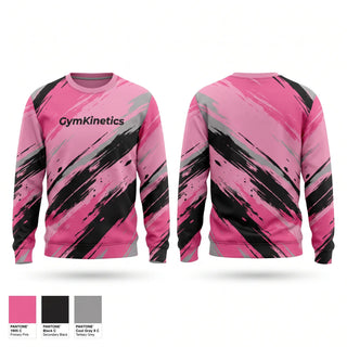 Crew Neck Sweatshirt, Gym-Kinetics, Spirit Store, Teamtime, Team time, sublimation, custom sports apparel, team uniforms, spirit wear, spiritwear, sports uniforms, custom shirts, team store, custom team store, fundraiser sports, apparel fundraiser