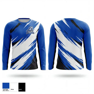 Long Sleeve Performance Shirt, Hi-Line Mustangs, Baseball, Teamtime, Team time, sublimation, custom sports apparel, team uniforms, spirit wear, spiritwear, sports uniforms, custom shirts, team store, custom team store, fundraiser sports, apparel fundraiser