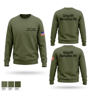 Crew Neck Sweatshirt, Grant County Sheriff's Office, Police, Teamtime, Team time, sublimation, custom sports apparel, team uniforms, spirit wear, spiritwear, sports uniforms, custom shirts, team store, custom team store, fundraiser sports, apparel fundraiser