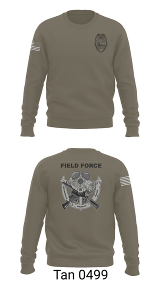 Crew Neck Sweatshirt, JSO mobile field force, Police, Teamtime, Team time, sublimation, custom sports apparel, team uniforms, spirit wear, spiritwear, sports uniforms, custom shirts, team store, custom team store, fundraiser sports, apparel fundraiser