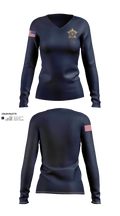 Webster Parish Sheriffs office Women's Long Sleeve V-neck Shirt - 21