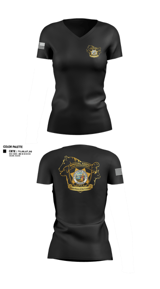 Womens Short Sleeve Vneck Shirt, State Humane Services, Guardian SPCA, Police, Teamtime, Team time, sublimation, custom sports apparel, team uniforms, spirit wear, spiritwear, sports uniforms, custom shirts, team store, custom team store, fundraiser sports, apparel fundraiser