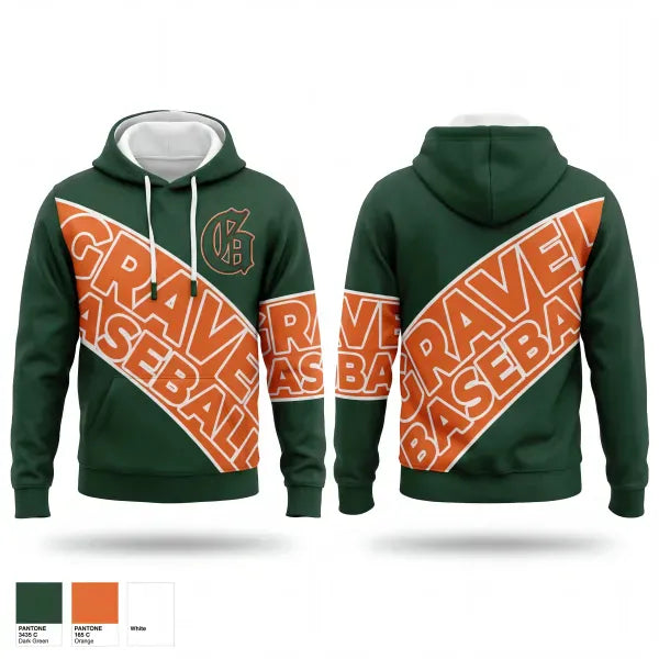 Hoodie, Gravel Baseball, Baseball, Teamtime, Team time, sublimation, custom sports apparel, team uniforms, spirit wear, spiritwear, sports uniforms, custom shirts, team store, custom team store, fundraiser sports, apparel fundraiser