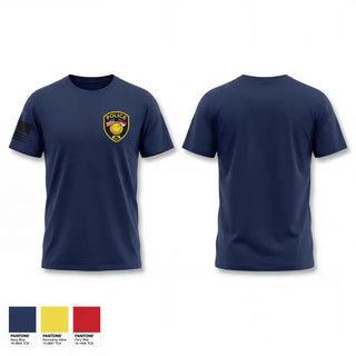 Old School Cotton Feel Shirt, SCOTLAND NECK POLICE DEPARTMENT, Police, Teamtime, Team time, sublimation, custom sports apparel, team uniforms, spirit wear, spiritwear, sports uniforms, custom shirts, team store, custom team store, fundraiser sports, apparel fundraiser