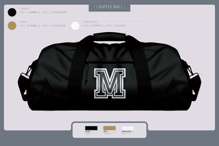 Duffle Bag, Marceline Tigers, , Teamtime, Team time, sublimation, custom sports apparel, team uniforms, spirit wear, spiritwear, sports uniforms, custom shirts, team store, custom team store, fundraiser sports, apparel fundraiser