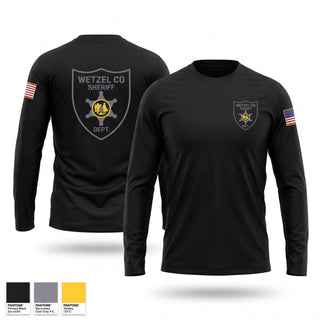 Long Sleeve Performance Shirt, Wetzel County Sheriffs Office, Police, Teamtime, Team time, sublimation, custom sports apparel, team uniforms, spirit wear, spiritwear, sports uniforms, custom shirts, team store, custom team store, fundraiser sports, apparel fundraiser