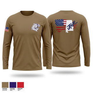 Long Sleeve Performance Shirt, Leopard Battalion, Army, Teamtime, Team time, sublimation, custom sports apparel, team uniforms, spirit wear, spiritwear, sports uniforms, custom shirts, team store, custom team store, fundraiser sports, apparel fundraiser