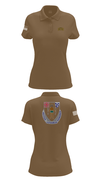 Chaos Company, 1-182 Infantry 69873429 Women's Short Sleeve Performance Polo  - 15