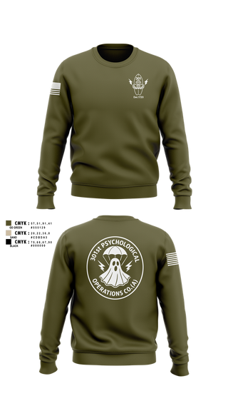 Crew Neck Sweatshirt, 301, Army, Teamtime, Team time, sublimation, custom sports apparel, team uniforms, spirit wear, spiritwear, sports uniforms, custom shirts, team store, custom team store, fundraiser sports, apparel fundraiser