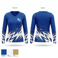 KC Women's Long Sleeve V-neck Shirt - 1