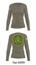 3d Cavalry Regiment 44657863 Women's Long Sleeve V-neck Shirt - 77