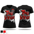 Tru vison 94111331 Women's Short Sleeve V-neck Shirt - 1
