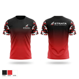 Soft Poly Tee Cotton Like Feel, Strata Soccer Performance, Men's Soccer, Teamtime, Team time, sublimation, custom sports apparel, team uniforms, spirit wear, spiritwear, sports uniforms, custom shirts, team store, custom team store, fundraiser sports, apparel fundraiser
