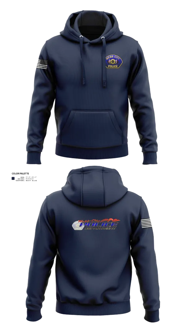 Hoodie, Webb City Police Department, Police, Teamtime, Team time, sublimation, custom sports apparel, team uniforms, spirit wear, spiritwear, sports uniforms, custom shirts, team store, custom team store, fundraiser sports, apparel fundraiser