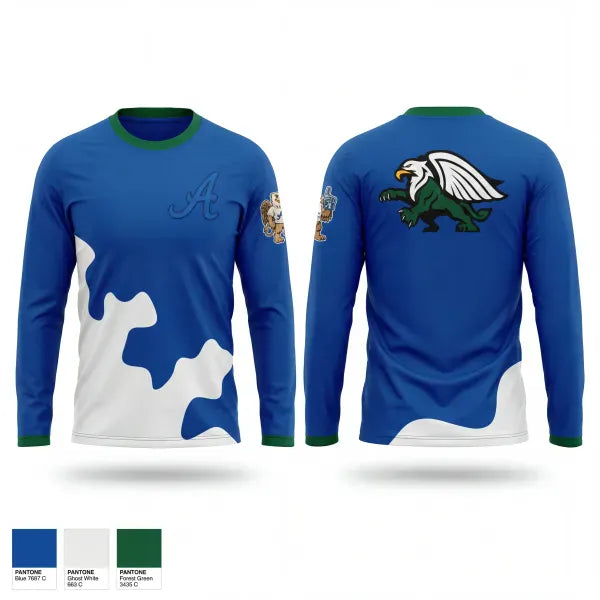 Long Sleeve Performance Shirt, The Academy Cheer, Cheer, Teamtime, Team time, sublimation, custom sports apparel, team uniforms, spirit wear, spiritwear, sports uniforms, custom shirts, team store, custom team store, fundraiser sports, apparel fundraiser
