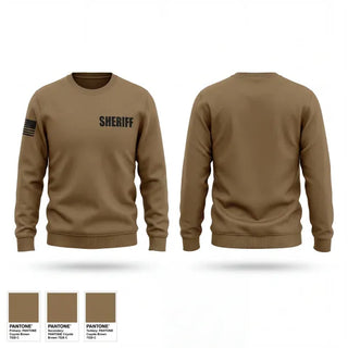 Crew Neck Sweatshirt, Sheriff, Police, Teamtime, Team time, sublimation, custom sports apparel, team uniforms, spirit wear, spiritwear, sports uniforms, custom shirts, team store, custom team store, fundraiser sports, apparel fundraiser