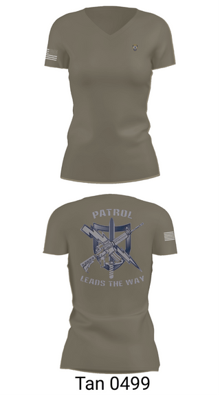 Womens Short Sleeve Vneck Shirt, Alexander City Police Department, Police, Teamtime, Team time, sublimation, custom sports apparel, team uniforms, spirit wear, spiritwear, sports uniforms, custom shirts, team store, custom team store, fundraiser sports, apparel fundraiser