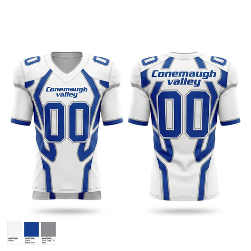 Football Jersey, Conemaugh valley, , Teamtime, Team time, sublimation, custom sports apparel, team uniforms, spirit wear, spiritwear, sports uniforms, custom shirts, team store, custom team store, fundraiser sports, apparel fundraiser