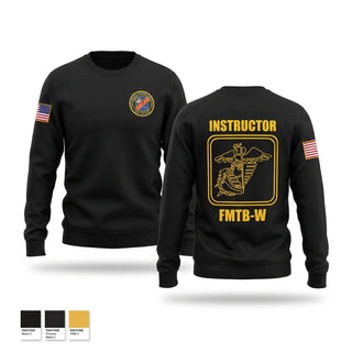 Crew Neck Sweatshirt, Field Medical Training Battalion-West, Marines, Teamtime, Team time, sublimation, custom sports apparel, team uniforms, spirit wear, spiritwear, sports uniforms, custom shirts, team store, custom team store, fundraiser sports, apparel fundraiser