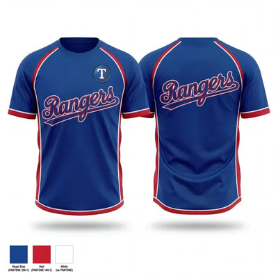 Rangers 6540607 Old School Cotton Feel Shirt - 1