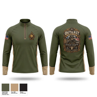 Quarter Zip Jacket, OutKast Rucking Club, , Teamtime, Team time, sublimation, custom sports apparel, team uniforms, spirit wear, spiritwear, sports uniforms, custom shirts, team store, custom team store, fundraiser sports, apparel fundraiser