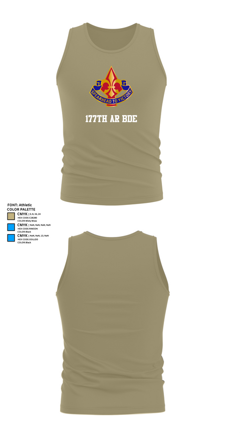 Tank Top, 177th AR BDE, , Teamtime, Team time, sublimation, custom sports apparel, team uniforms, spirit wear, spiritwear, sports uniforms, custom shirts, team store, custom team store, fundraiser sports, apparel fundraiser