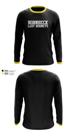 Long Sleeve Performance Shirt, Hornbeck Lady Hornets, Softball, Teamtime, Team time, sublimation, custom sports apparel, team uniforms, spirit wear, spiritwear, sports uniforms, custom shirts, team store, custom team store, fundraiser sports, apparel fundraiser