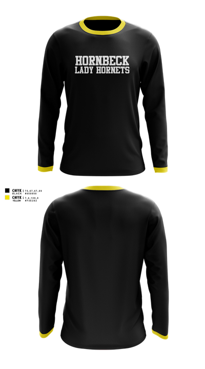 Hornbeck Lady Hornets 8637101 Long Sleeve Performance Shirt 1