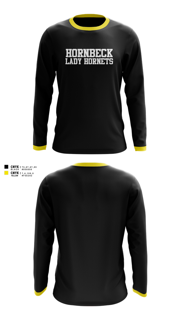 Long Sleeve Performance Shirt, Hornbeck Lady Hornets, Softball, Teamtime, Team time, sublimation, custom sports apparel, team uniforms, spirit wear, spiritwear, sports uniforms, custom shirts, team store, custom team store, fundraiser sports, apparel fundraiser