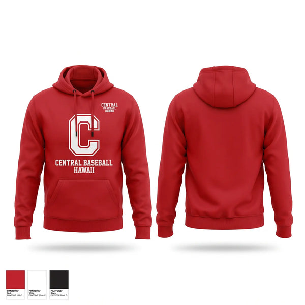 Hoodie, Central Baseball Hawaii, Baseball, Teamtime, Team time, sublimation, custom sports apparel, team uniforms, spirit wear, spiritwear, sports uniforms, custom shirts, team store, custom team store, fundraiser sports, apparel fundraiser