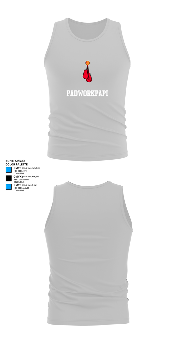 Tank Top, PADWORKPAPI, E-Sports, Teamtime, Team time, sublimation, custom sports apparel, team uniforms, spirit wear, spiritwear, sports uniforms, custom shirts, team store, custom team store, fundraiser sports, apparel fundraiser