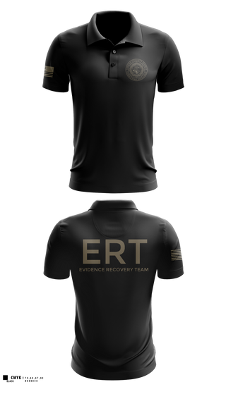 Short Sleeve Performance Polo, Evidence Recovery Team, Police, Teamtime, Team time, sublimation, custom sports apparel, team uniforms, spirit wear, spiritwear, sports uniforms, custom shirts, team store, custom team store, fundraiser sports, apparel fundraiser
