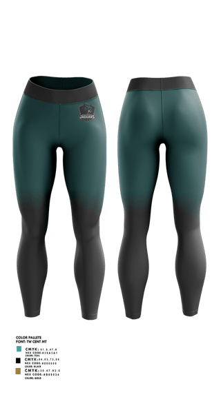 Womens Leggings, southeast Jaguars, , Teamtime, Team time, sublimation, custom sports apparel, team uniforms, spirit wear, spiritwear, sports uniforms, custom shirts, team store, custom team store, fundraiser sports, apparel fundraiser