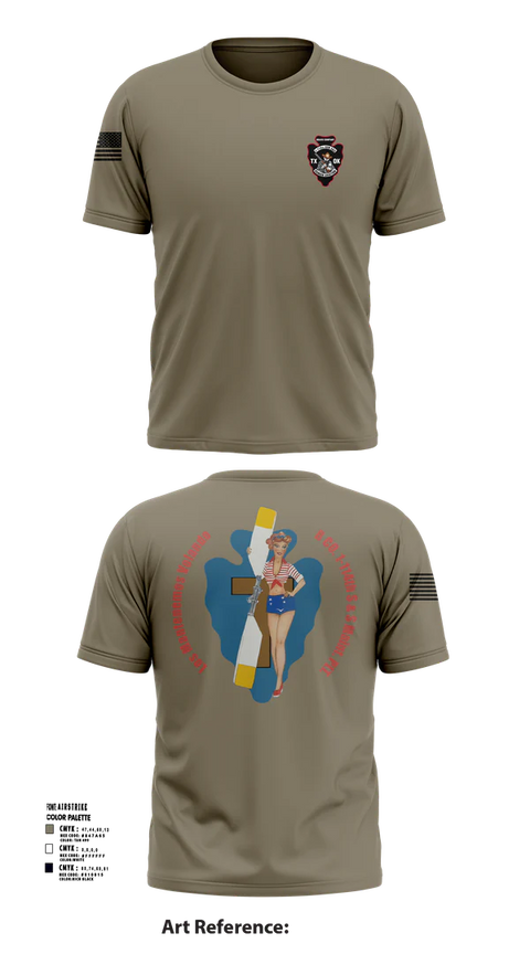 Old School Cotton Feel Shirt, B Co 1/114th Maintenance, Army, Teamtime, Team time, sublimation, custom sports apparel, team uniforms, spirit wear, spiritwear, sports uniforms, custom shirts, team store, custom team store, fundraiser sports, apparel fundraiser