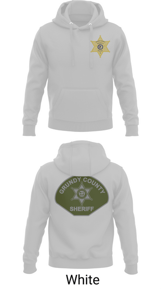 Hoodie, Grundy County Sheriff's Department, Police, Teamtime, Team time, sublimation, custom sports apparel, team uniforms, spirit wear, spiritwear, sports uniforms, custom shirts, team store, custom team store, fundraiser sports, apparel fundraiser