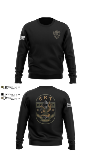 Crew Neck Sweatshirt, Kemper County Sheriff’s Office, Police, Teamtime, Team time, sublimation, custom sports apparel, team uniforms, spirit wear, spiritwear, sports uniforms, custom shirts, team store, custom team store, fundraiser sports, apparel fundraiser