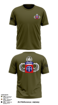 HHC 82nd ABN Division 95821986 Old School Cotton Feel Shirt - 1