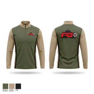 Quarter Zip Jacket, PG FIREARMS TRAINING L.L.C., , Teamtime, Team time, sublimation, custom sports apparel, team uniforms, spirit wear, spiritwear, sports uniforms, custom shirts, team store, custom team store, fundraiser sports, apparel fundraiser