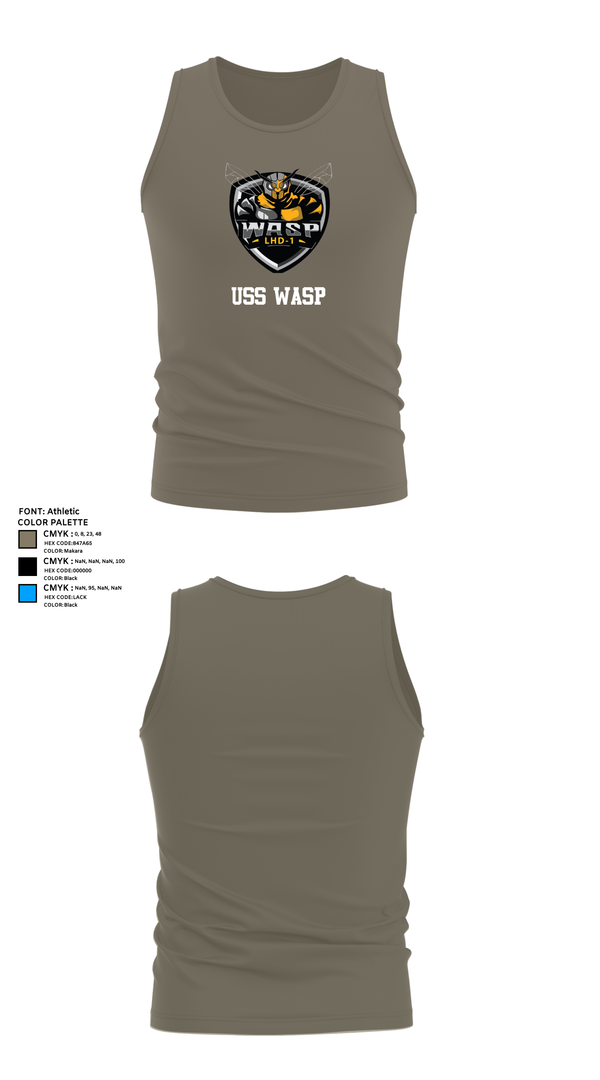 Tank Top, USS WASP, , Teamtime, Team time, sublimation, custom sports apparel, team uniforms, spirit wear, spiritwear, sports uniforms, custom shirts, team store, custom team store, fundraiser sports, apparel fundraiser