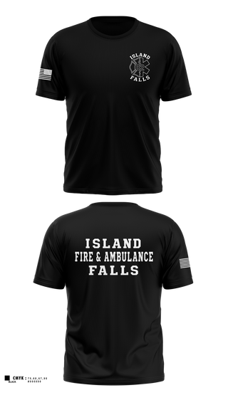 Old School Cotton Feel Shirt, Island Falls Fire & Ambulance, Fire Department, Teamtime, Team time, sublimation, custom sports apparel, team uniforms, spirit wear, spiritwear, sports uniforms, custom shirts, team store, custom team store, fundraiser sports, apparel fundraiser
