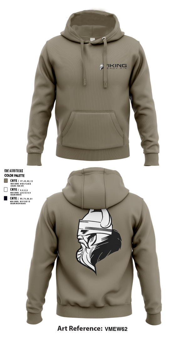 Hoodie, Viking Ready Mix, , Teamtime, Team time, sublimation, custom sports apparel, team uniforms, spirit wear, spiritwear, sports uniforms, custom shirts, team store, custom team store, fundraiser sports, apparel fundraiser