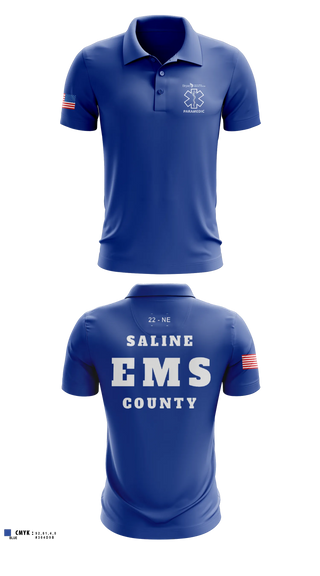 Short Sleeve Performance Polo, Crete Area Medical Center EMS, EMS/EMT, Teamtime, Team time, sublimation, custom sports apparel, team uniforms, spirit wear, spiritwear, sports uniforms, custom shirts, team store, custom team store, fundraiser sports, apparel fundraiser