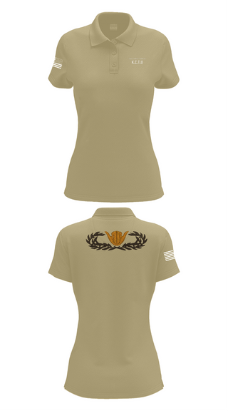 Womens Short Sleeve Performance Polo, KISARAZU COMBAT TRAINING UNIT, Army, Teamtime, Team time, sublimation, custom sports apparel, team uniforms, spirit wear, spiritwear, sports uniforms, custom shirts, team store, custom team store, fundraiser sports, apparel fundraiser