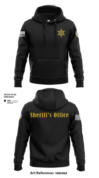 Hoodie, Dane County SheriffBLUE MACAW, Women's Volleyball, Teamtime, Team time, sublimation, custom sports apparel, team uniforms, spirit wear, spiritwear, sports uniforms, custom shirts, team store, custom team store, fundraiser sports, apparel fundraiser
