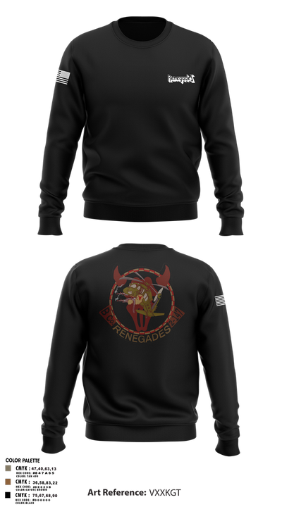 B Co. 2-147 87495418 Crew Neck Sweatshirt - 10