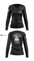 CyBOLC 25-006 6118734 Women's Long Sleeve V-neck Shirt - 2