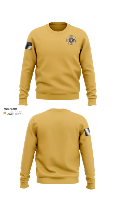 Bent County Sheriff 97911900 Crew Neck Sweatshirt - 101