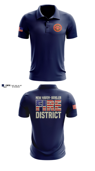 Short Sleeve Performance Polo, NEW HAVEN - BERGER FIRE DISTRICT, Fire Department, Teamtime, Team time, sublimation, custom sports apparel, team uniforms, spirit wear, spiritwear, sports uniforms, custom shirts, team store, custom team store, fundraiser sports, apparel fundraiser
